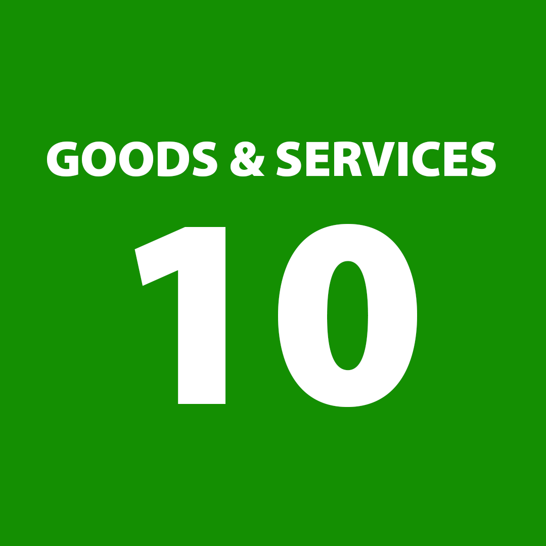 GOODS SERVICES 10